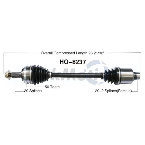Surtrack Axle Cv Axle Shaft, Ho-8237 HO-8237 - main
